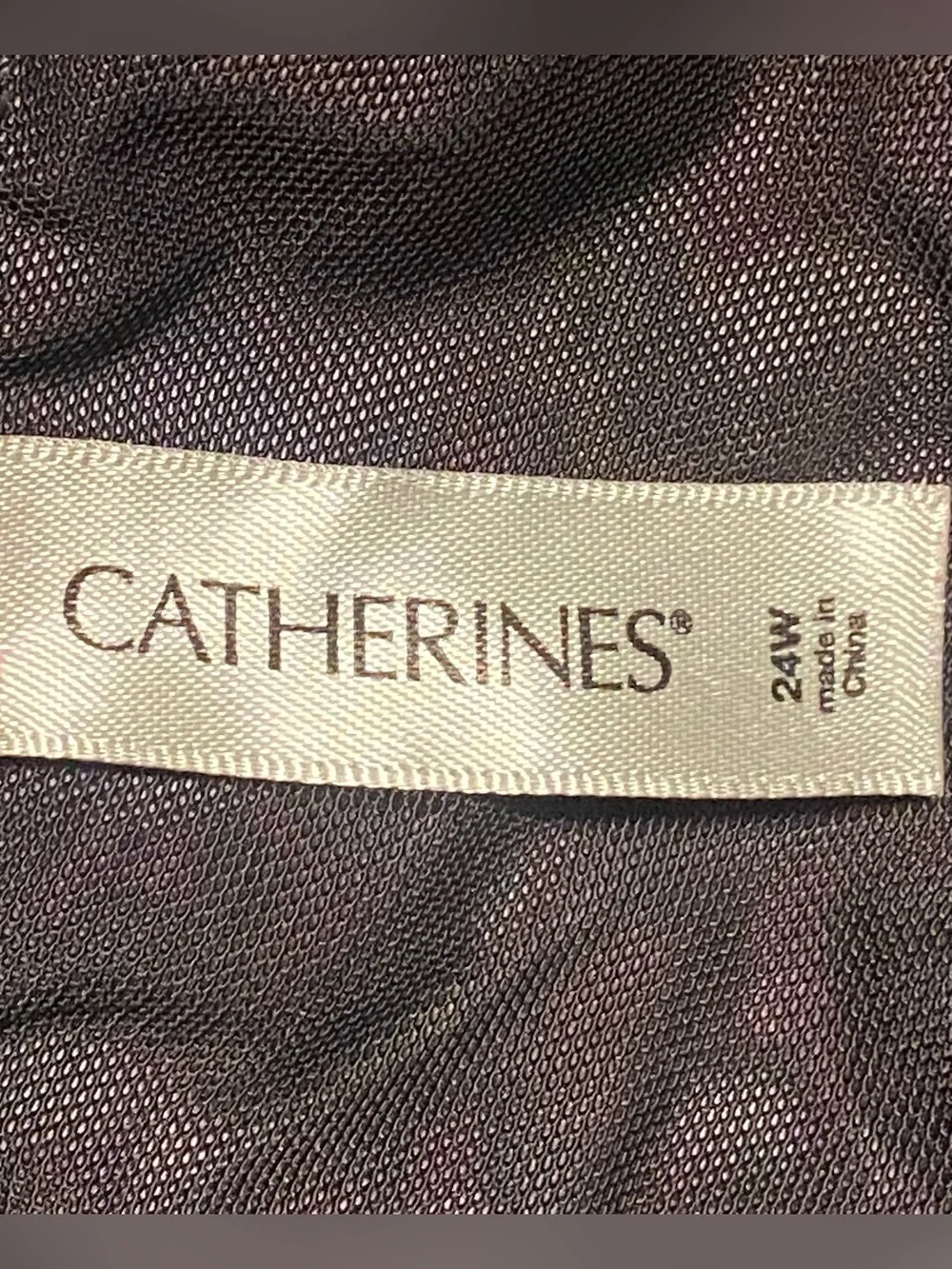Catherines Tankini Women’s 24W Purple Paisley Wireless Lined Beach Resort Boho